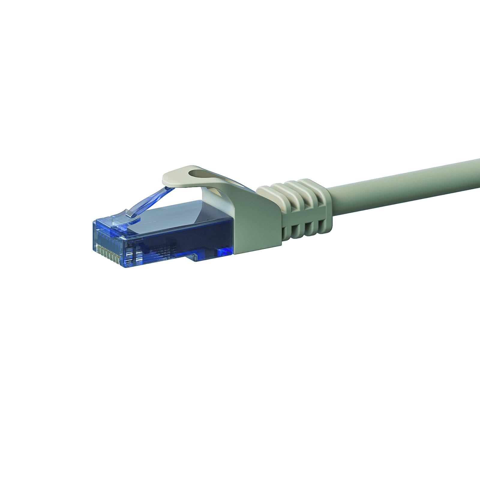 Danicom - Câble CAT6A UTP 100% cuivre gris - 5m-0