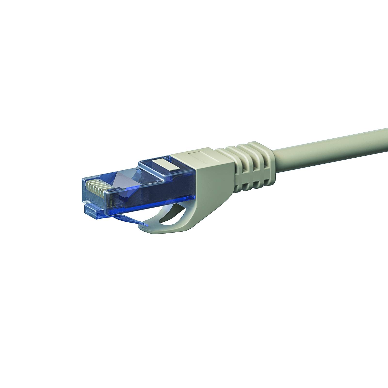 Danicom - Câble CAT6A UTP 100% cuivre gris - 5m-1