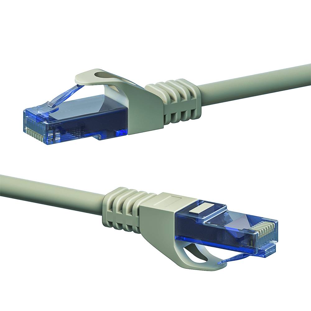 Danicom - Câble CAT6A UTP 100% cuivre gris - 5m-2