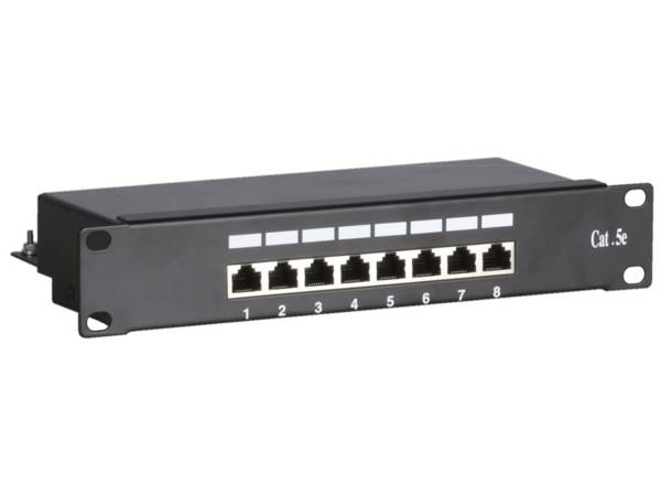 Danicom - Panneau de brassage de 10 pouces  FTP Cat5e - 8 ports