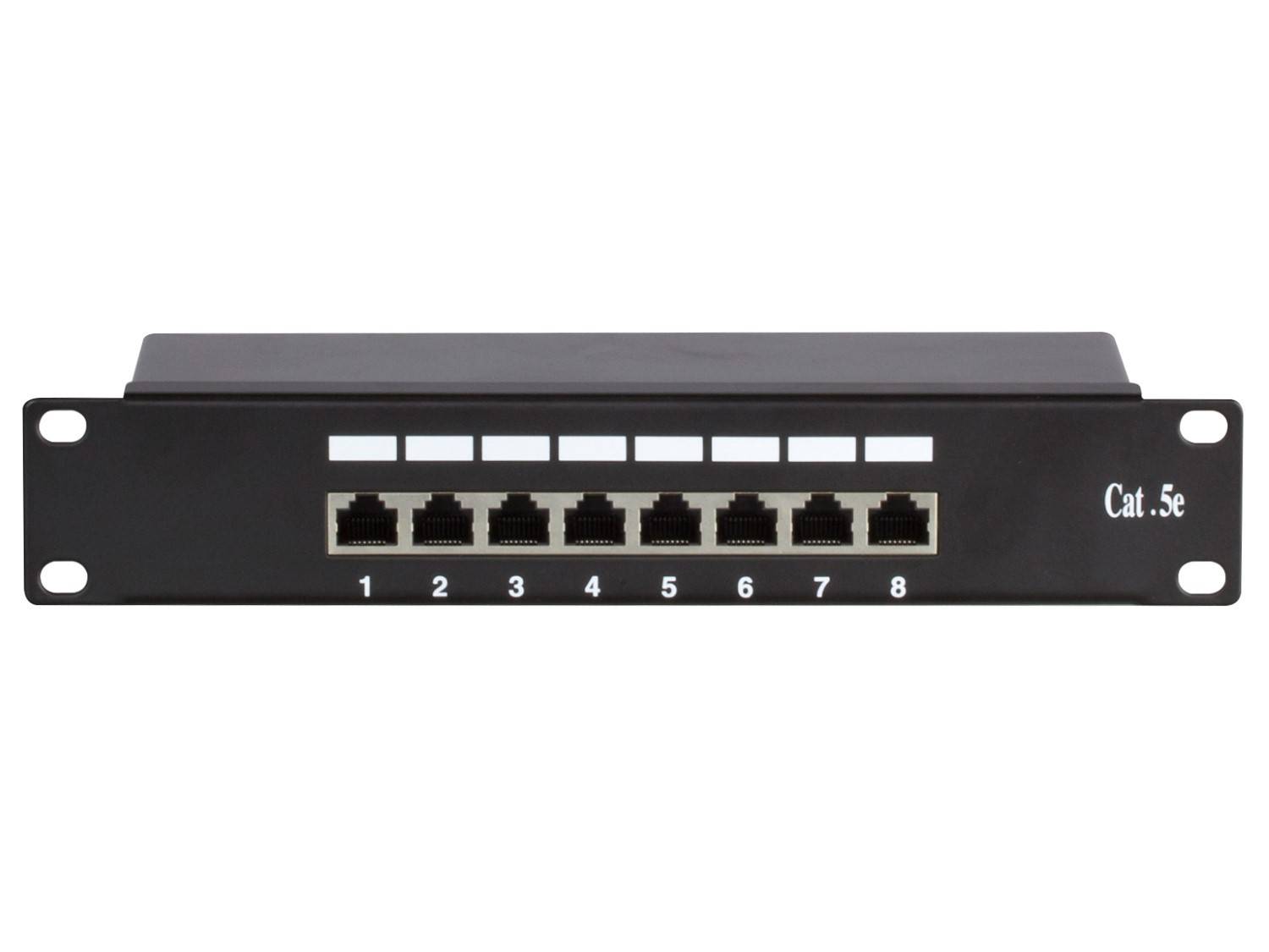 Danicom - Panneau de brassage de 10 pouces FTP Cat5e - 8 ports-1