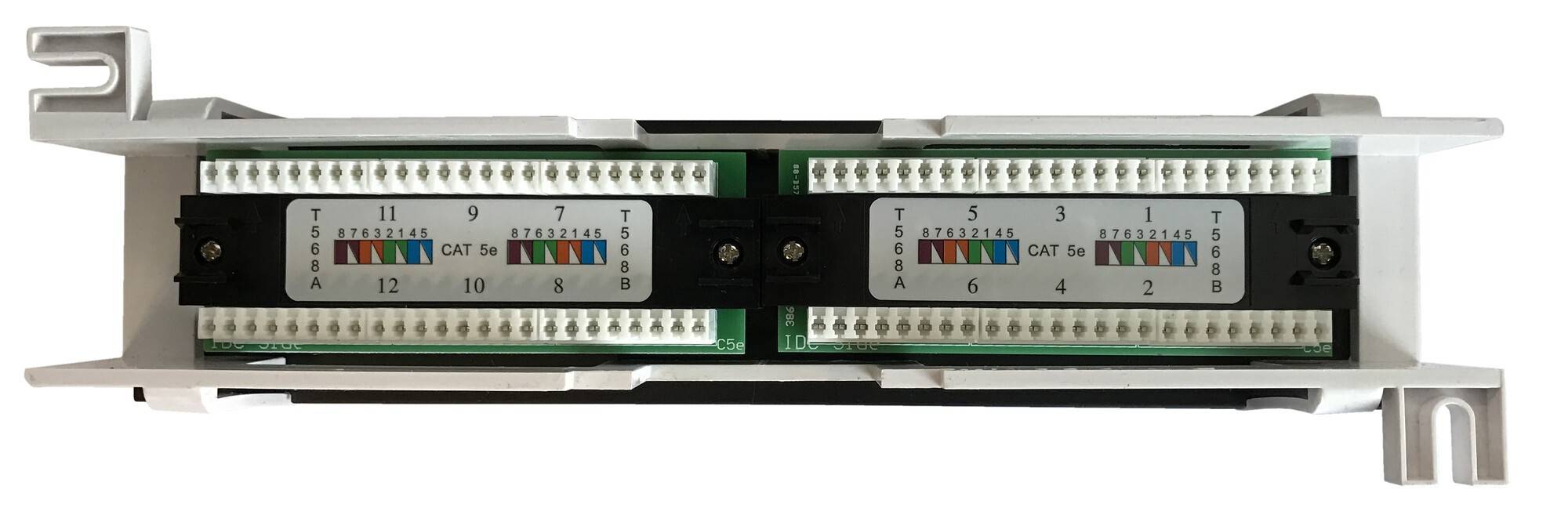 Danicom - Panneau de brassage mural CAT5E UTP - 12 ports-2