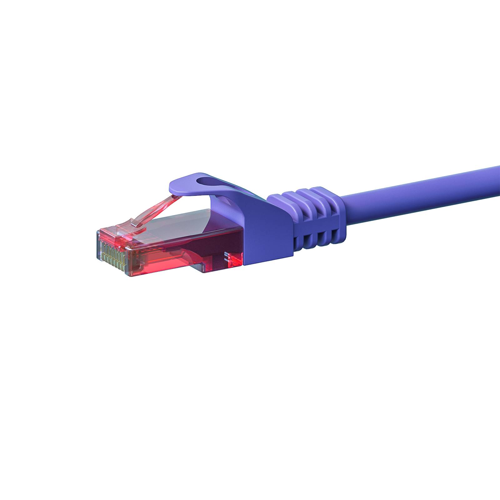 Danicom - Câble CAT6 UTP 100% cuivre violet - 10m-0