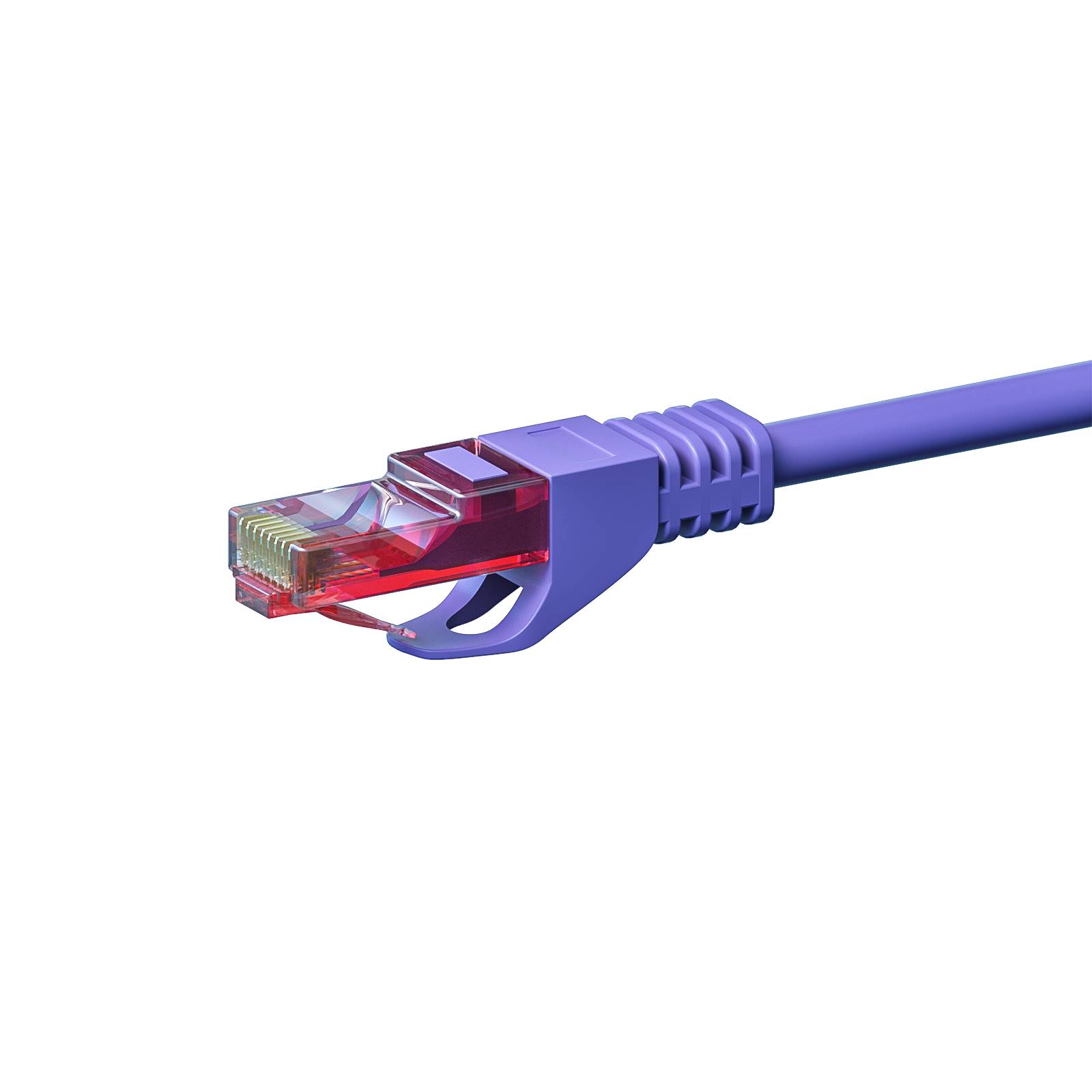 Danicom - Câble CAT6 UTP 100% cuivre violet - 10m-1