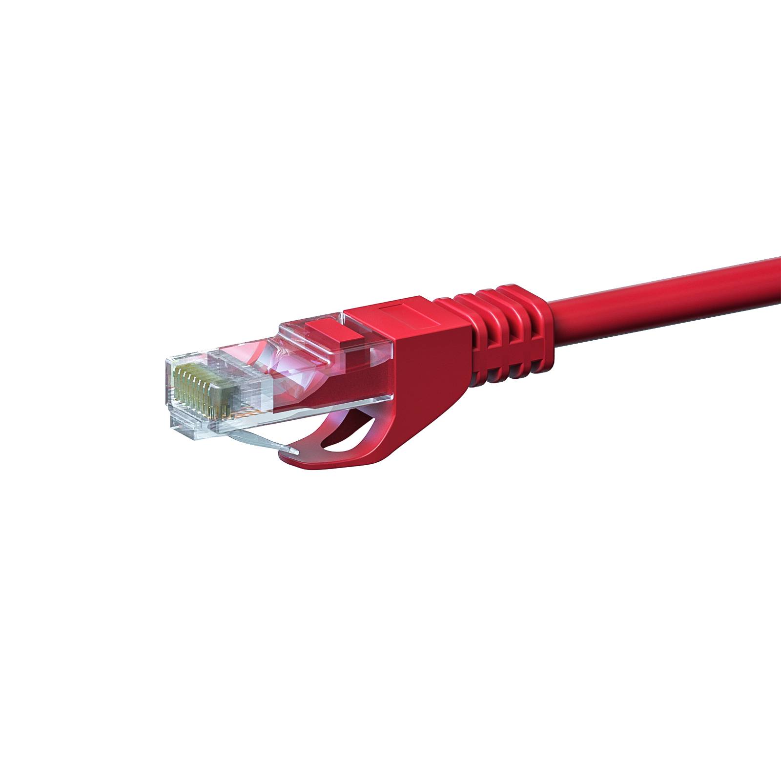 Danicom - Câble Cat5e UTP 100% cuivre rouge - 2m-1