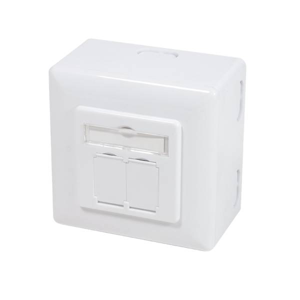 Danicom - CAT6 UTP / STP Boîte en surface, blanc