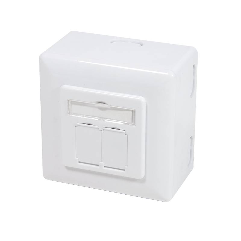Danicom - CAT6 UTP / STP Boîte en surface, blanc-0