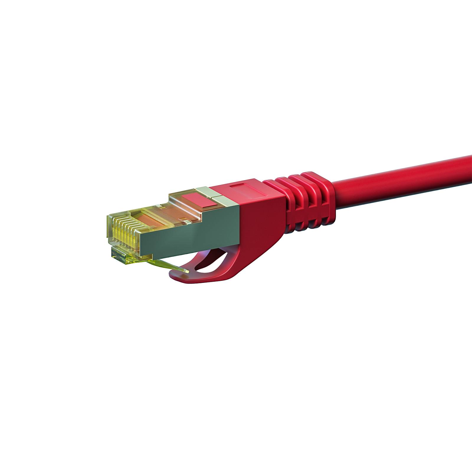 Danicom - Câble CAT7 SFTP / PIMF Rouge - 1.50m-1