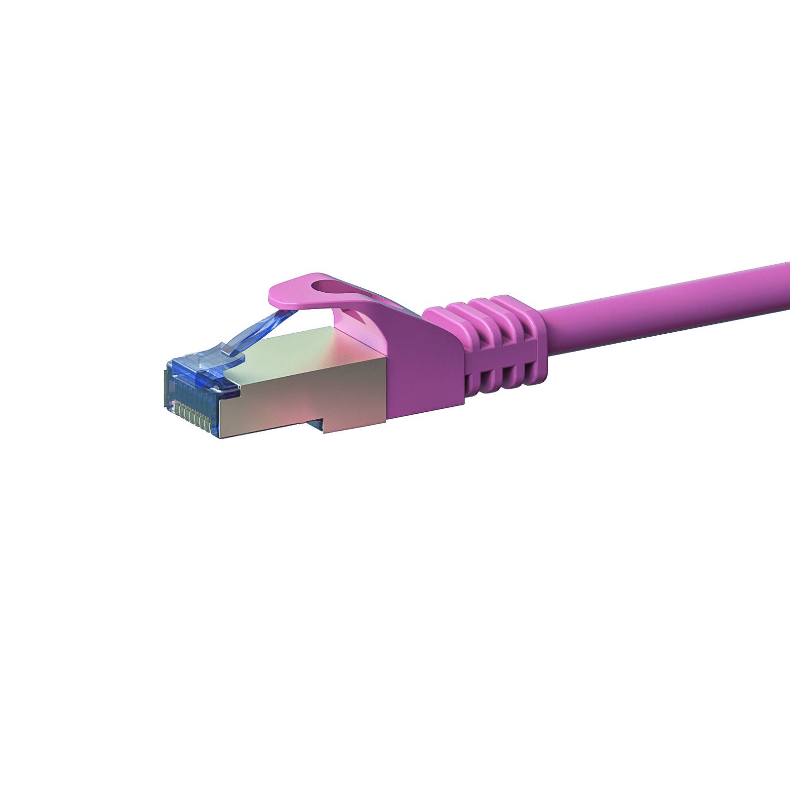 Danicom - Câble CAT6A S/FTP (PIMF) 100% cuivre rose - 2m-0