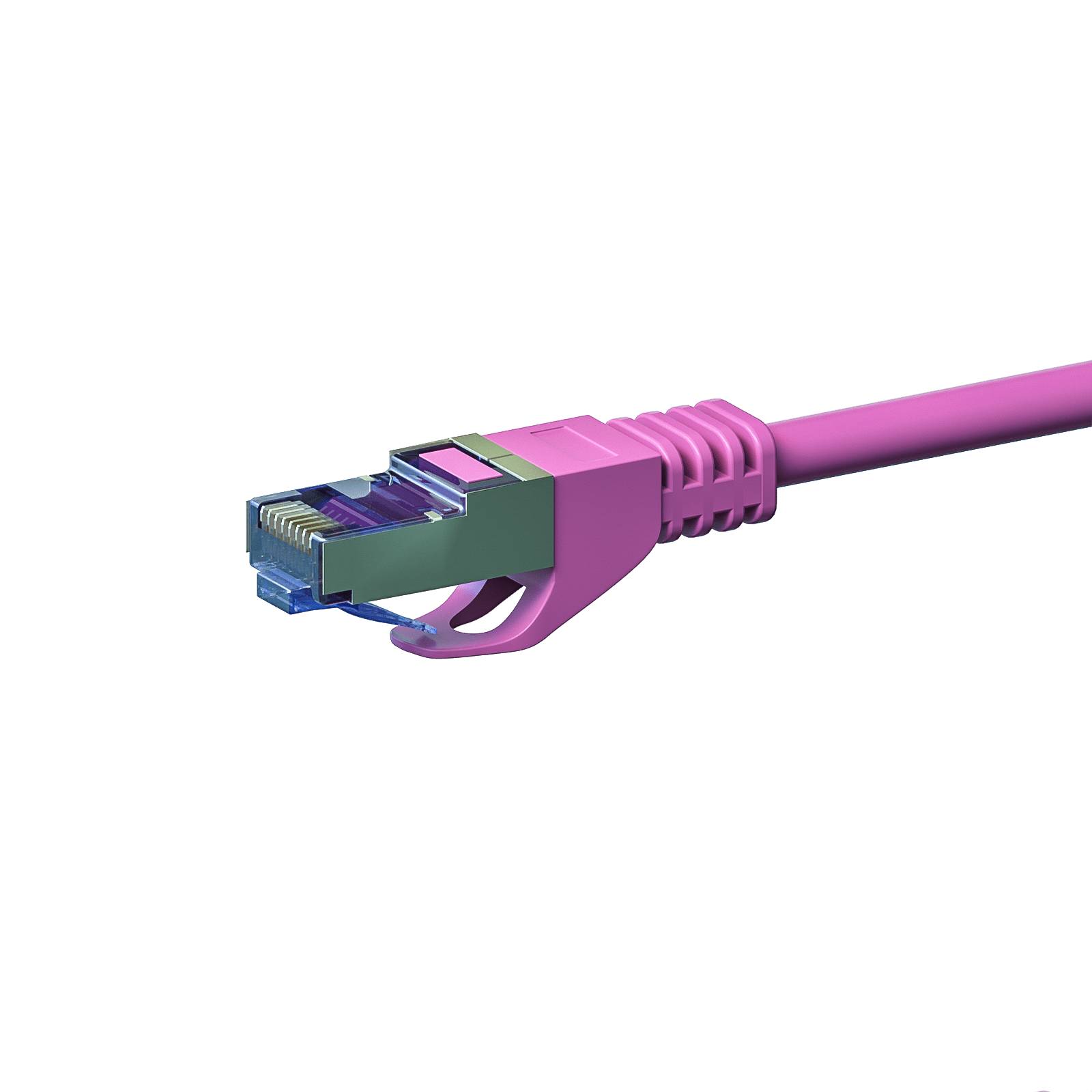 Danicom - Câble CAT6A S/FTP (PIMF) 100% cuivre rose - 2m-1