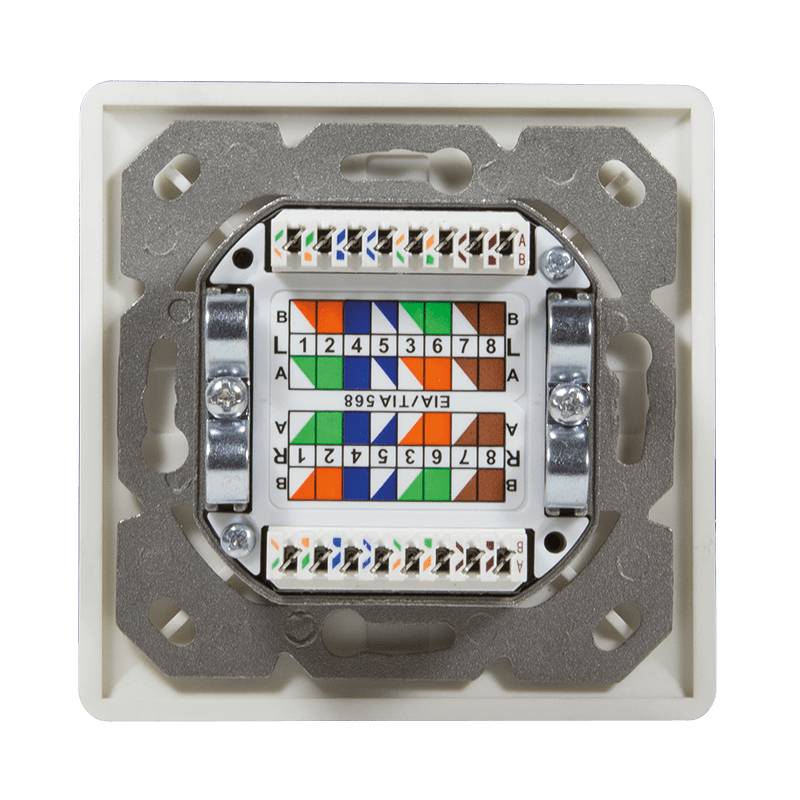 Danicom - CAT6 UTP / STP Box intégrée, Blanc-2
