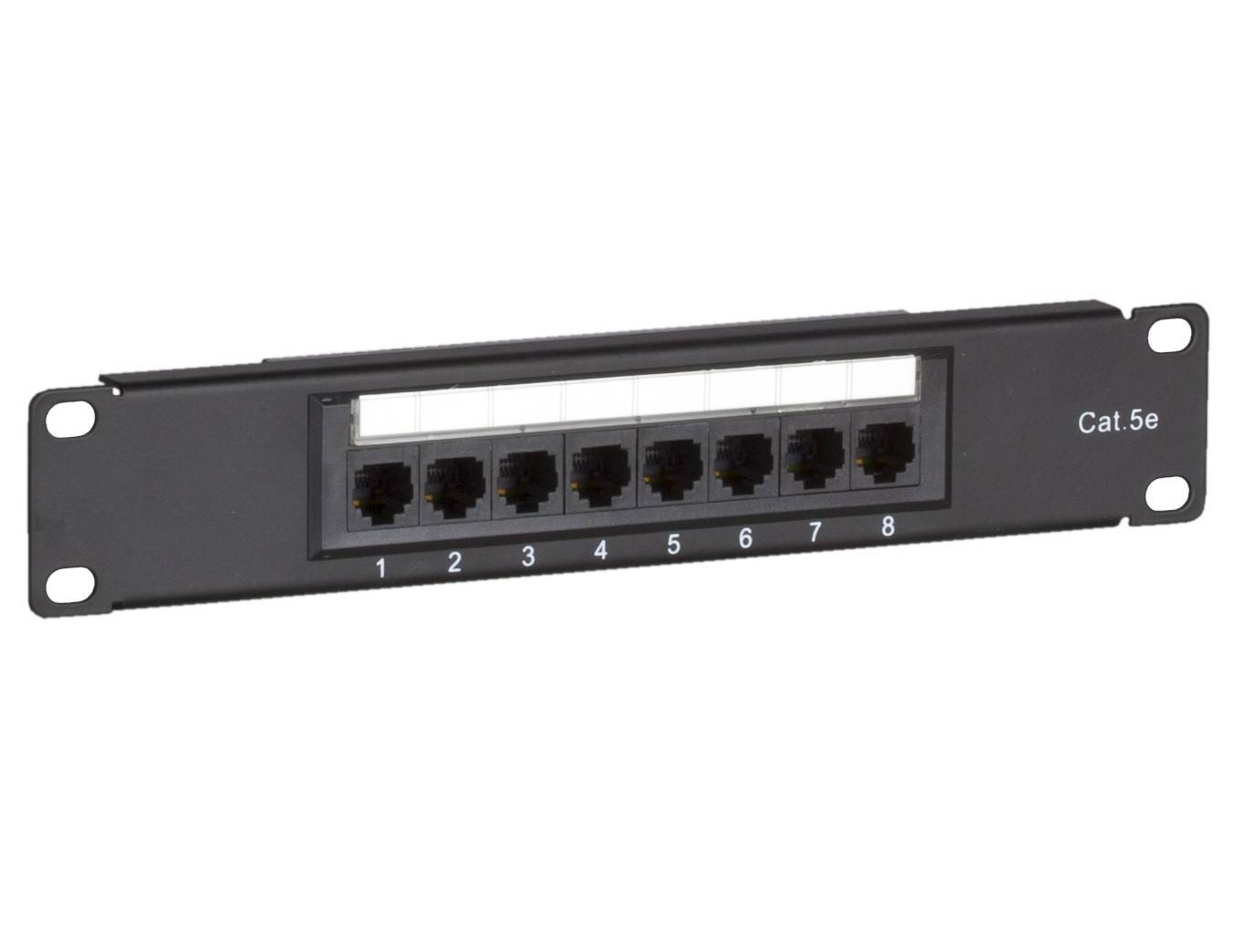 Danicom - Panneau de brassage de 10 pouces CAT5E UTP - 8 Ports-0
