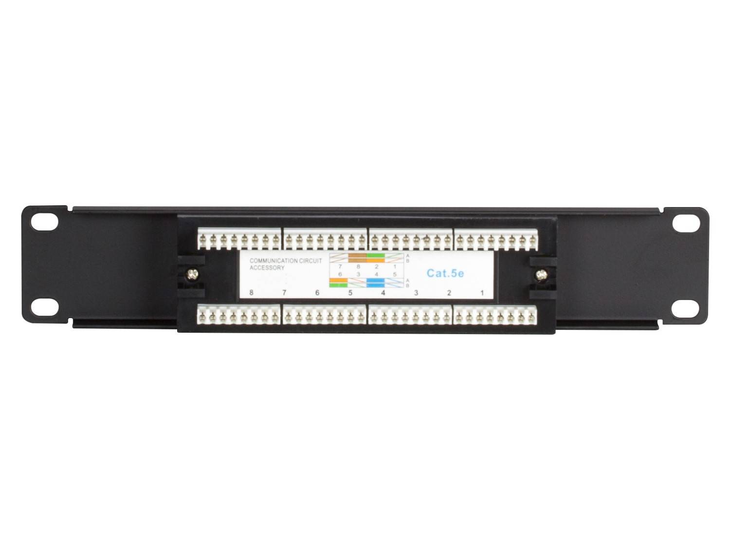 Danicom - Panneau de brassage de 10 pouces CAT5E UTP - 8 Ports-2