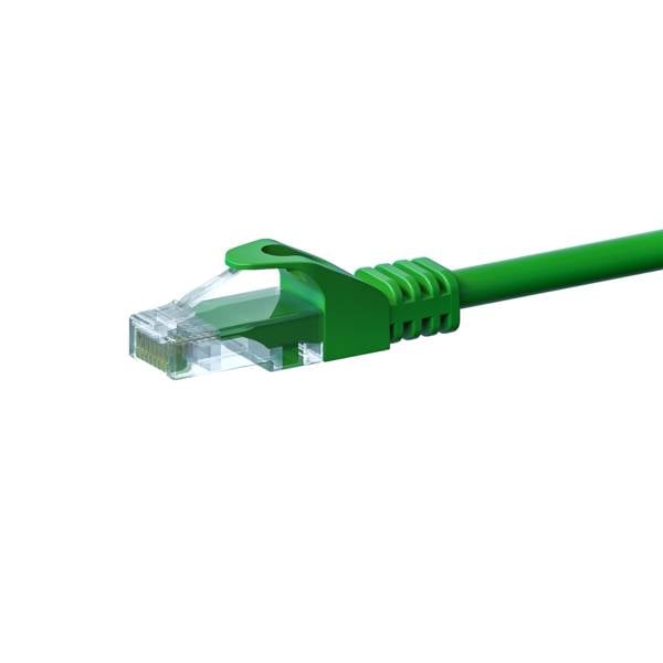Danicom - Câble Cat5e UTP 100% cuivre vert - 10m