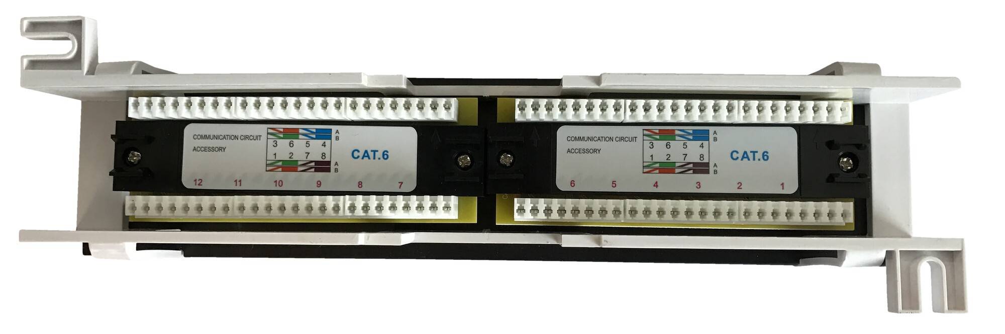 Danicom - Panneau de brassage mural CAT6 UTP - 12 ports-2