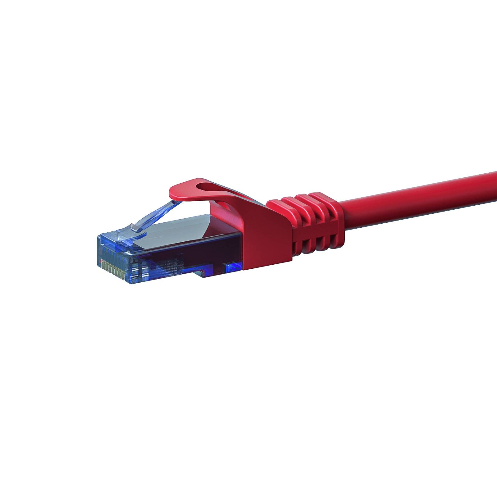 Danicom - Câble CAT6A UTP 100% cuivre rouge - 2m-0