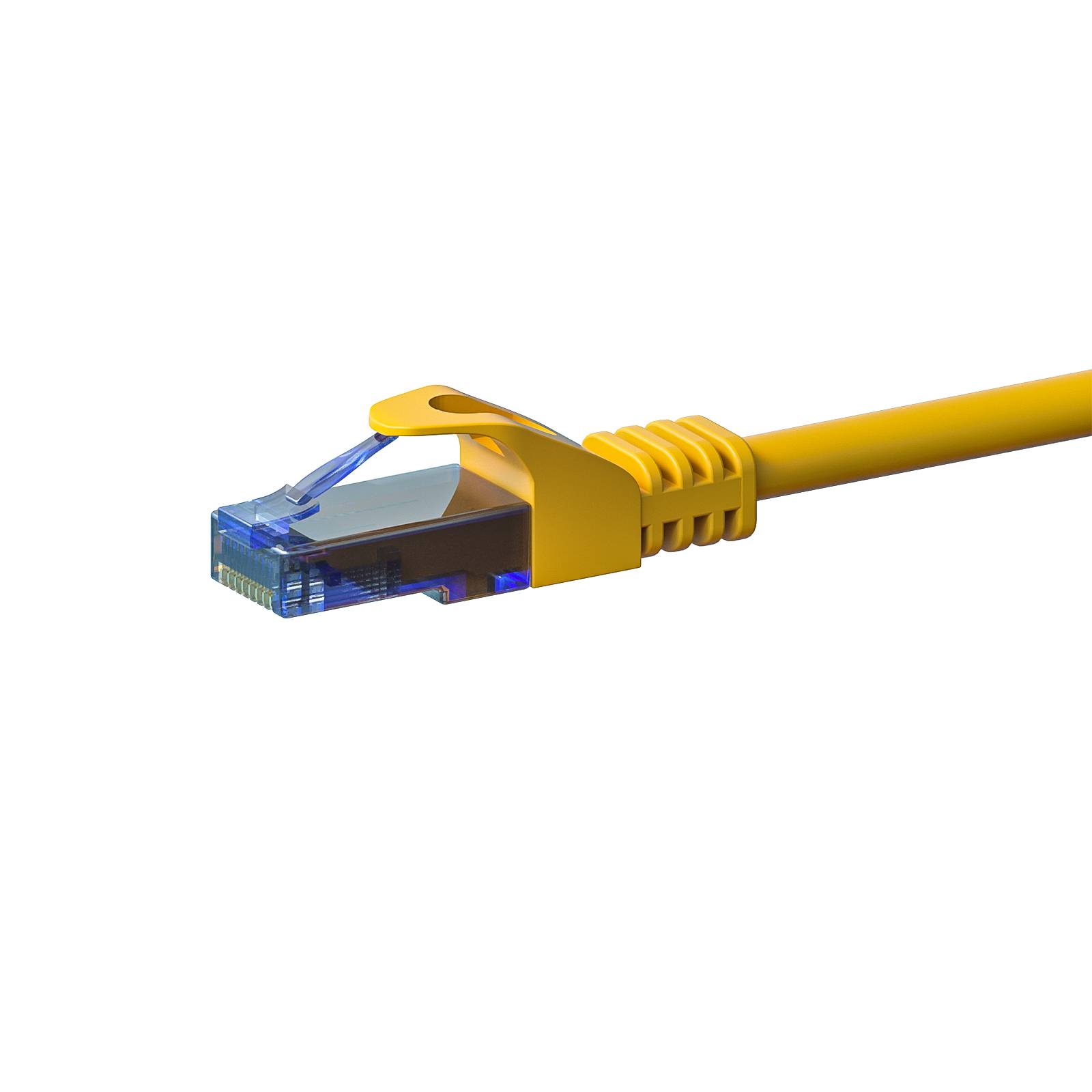 Danicom - Câble CAT6A UTP 100% cuivre jaune - 10m-0