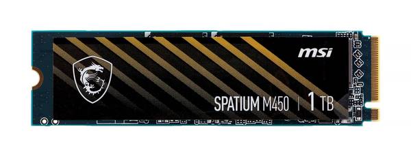 MSI SPATIUM M450 PCIe 4.0 NVMe M.2 1TB, 1 To, M.2, 3600 Mo/s