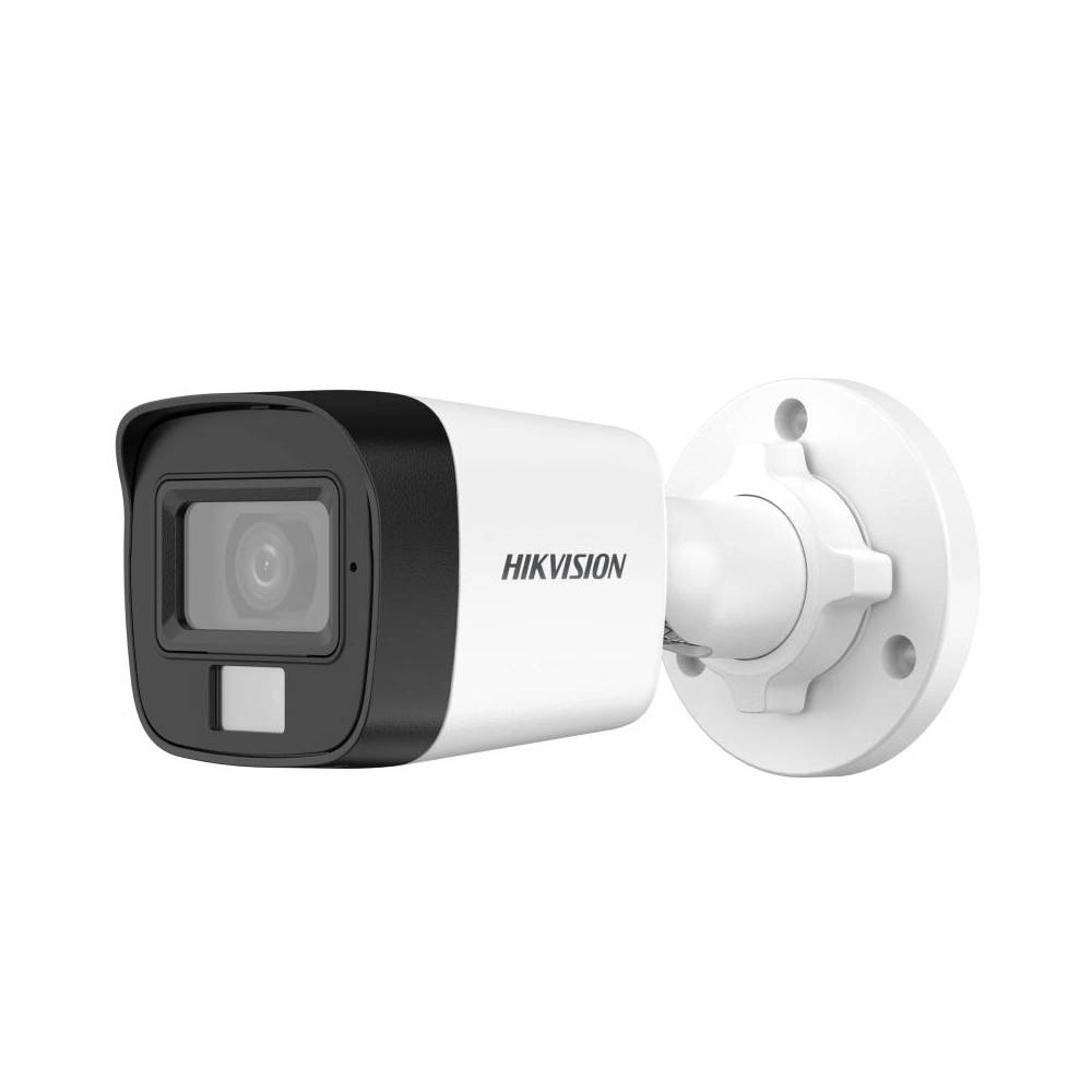 Hikvision DS-2CE16D0T-LFS(2.8mm) Caméra Mini Bullet Fixe 2MP avec Audio et Éclairage Hybride Intelligent-0