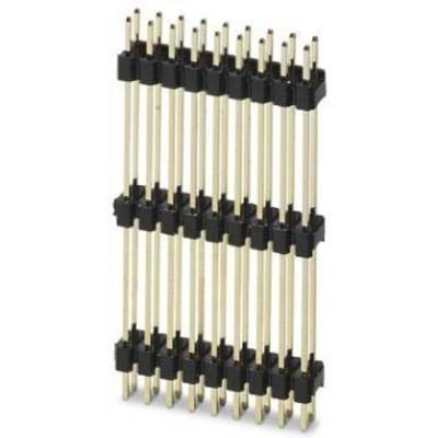 Phoenix Contact PSTD 0,65X0,65/18-3IS-2,54 Barrette à broches Raspberry Pi® noir Adapté pour (ordinateur monocarte) Rasp-0