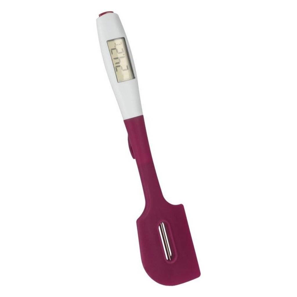Spatule En Silicone Avec Thermomètre Digital Amovible 30cm Metaltex-0
