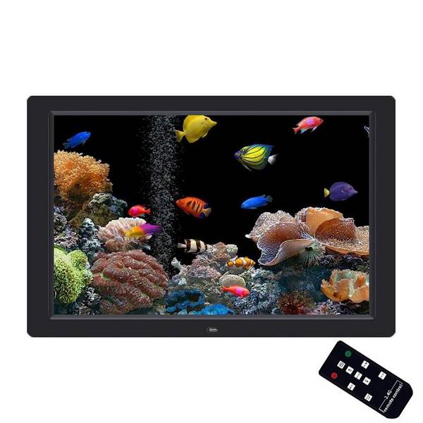 Cadre Photo Numérique 12 Pouces Haute Résolution Avec Télécommande Et Calendrier YONIS