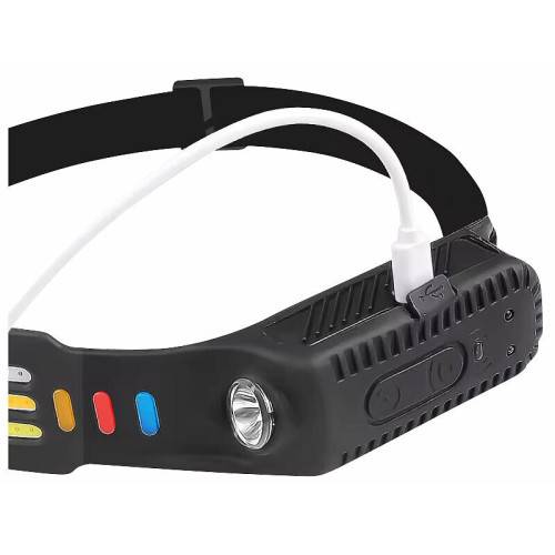 Lampe frontale rechargeable avec capteur de mouvement-2