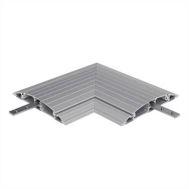 DATAFLEX Addit protège-câbles, connexion d'angle 482, argent