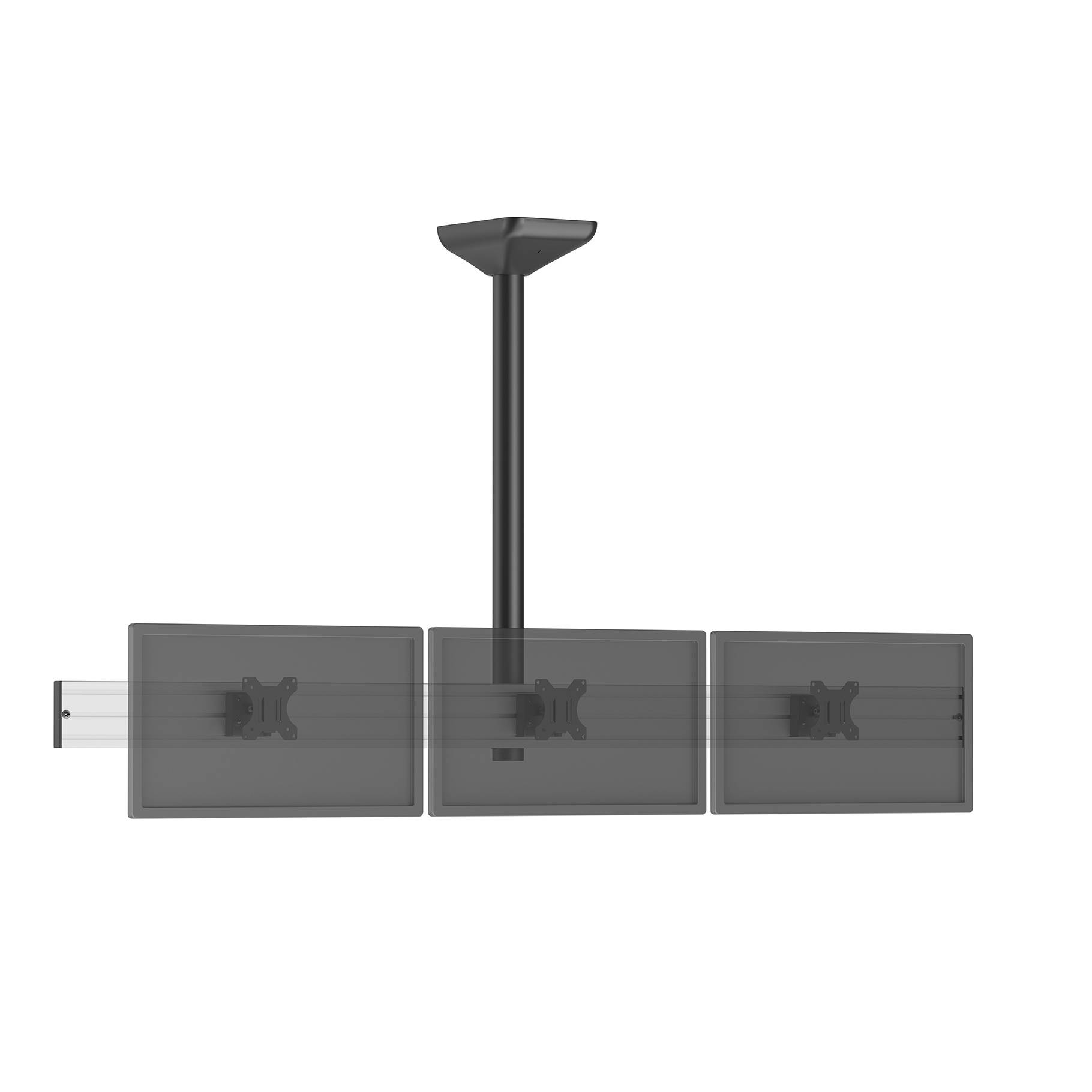 Support TV plafond menu board 3 écrans 32'' - Hauteur 100 cm-0