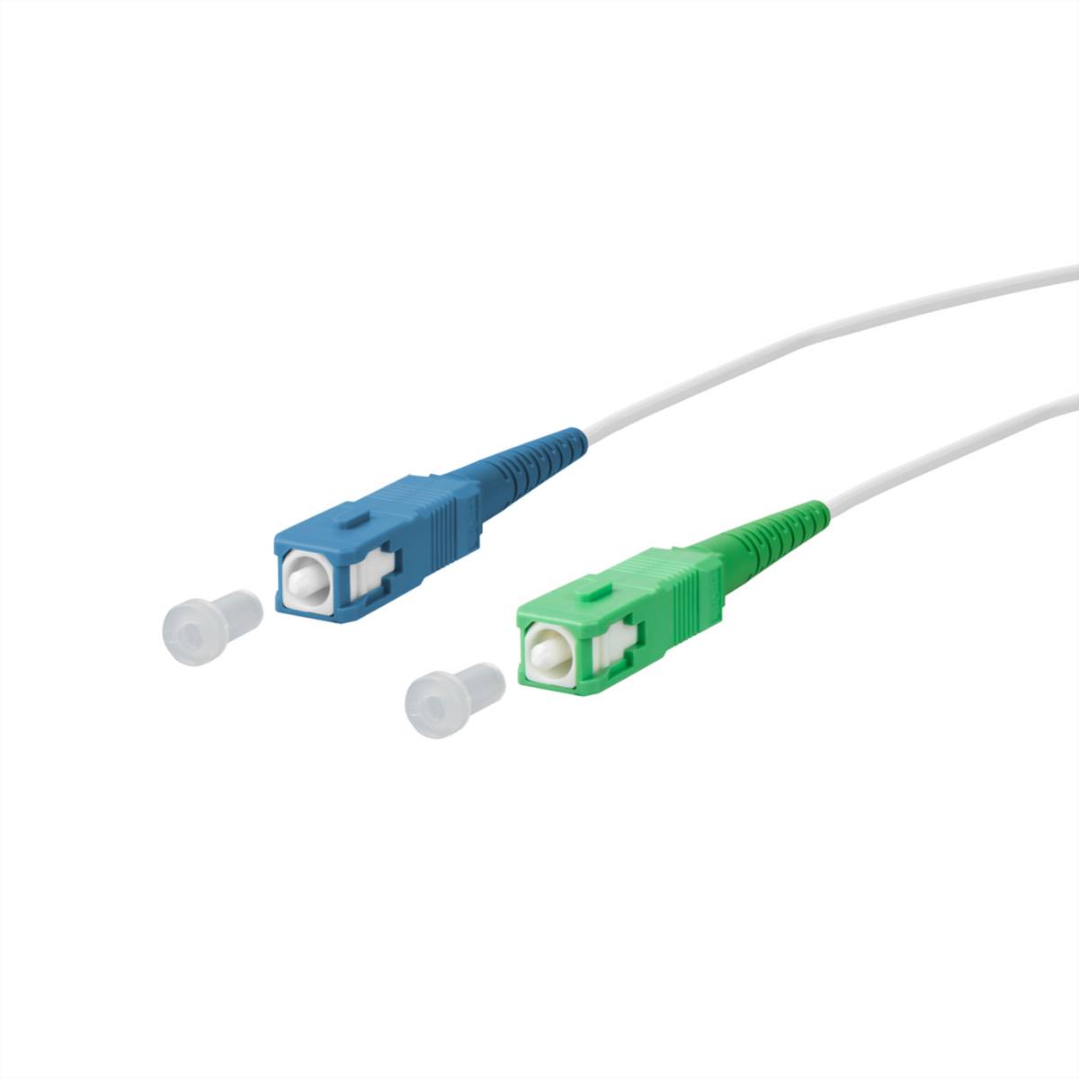 METZ CONNECT OpDAT cordon de brassage, SC-S/SC-S APC OS2, 1 m-0