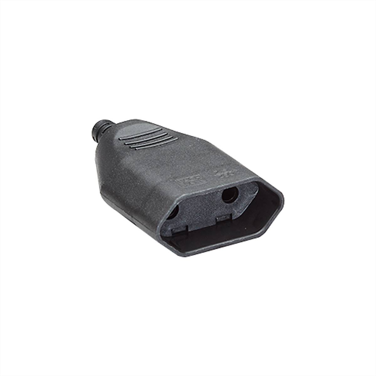 BACHMANN Prise Euro plate noire-0