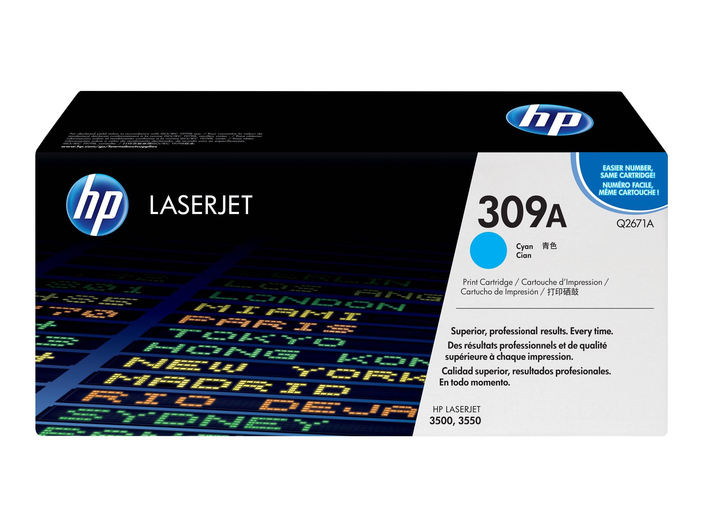 HP 309A Cyan Original LaserJet Toner Cartridge Cartouche de toner 1 piece(s)-1