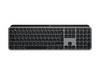 Logitech Master MX Keys S for Mac, Sans fil, RF sans fil + Bluetooth, Commutateur de touche « ciseaux », AZERTY, LED, Al