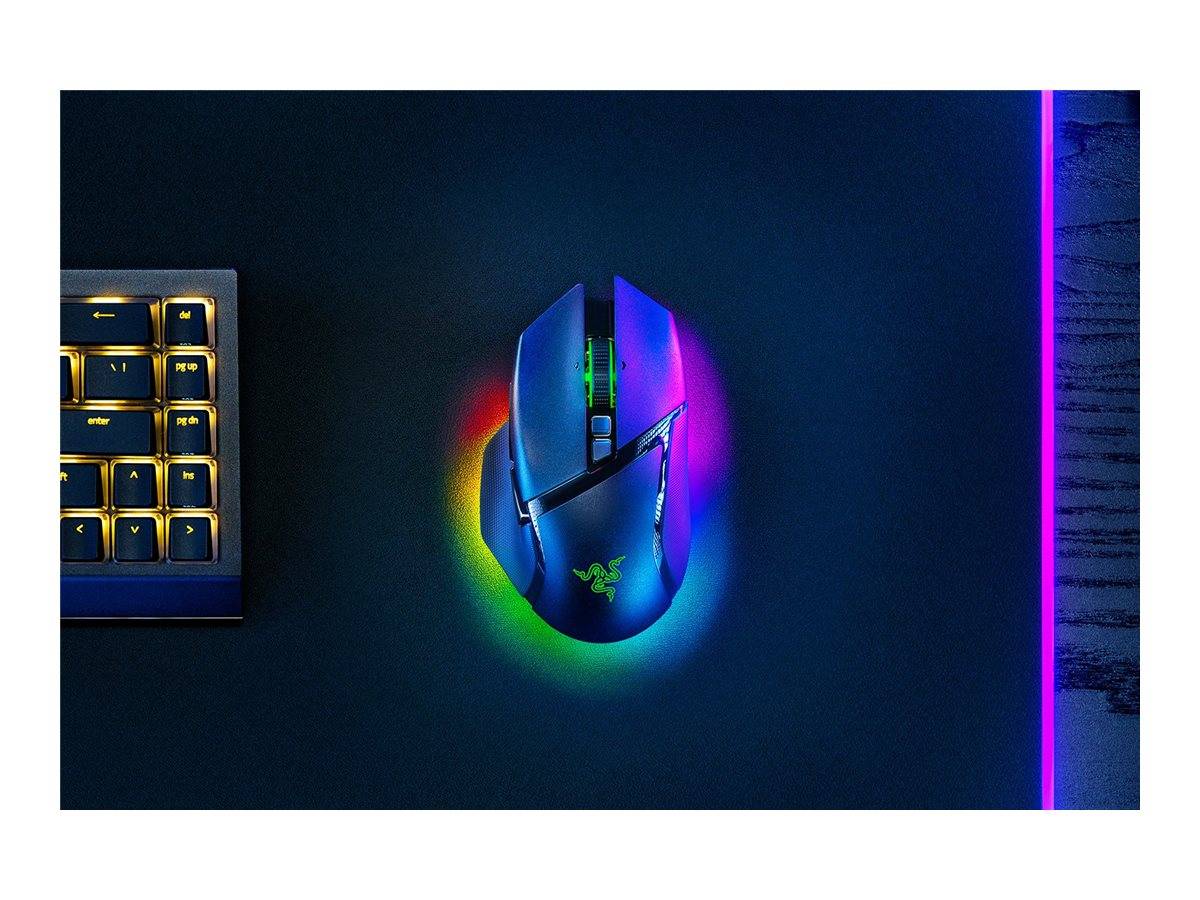 Razer Basilisk V3 Pro 35K, Droitier, Optique, RF Wireless + Bluetooth + USB Type-A, 35000 DPI, Noir-0