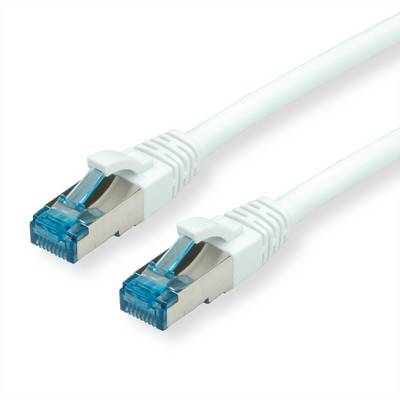 Cordon VALUE Cat.6A (Classe EA) / 10 Gigabit S/FTP, LSOH, blanc, 7 m-0