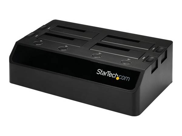 USB 3.0 to 4-Bay HDD Dock w/UASP+Fans