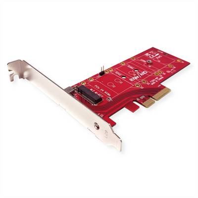 ROLINE PCIe Adaptateur, PCIe 4.0 x4 3.3V5A, pour PCIe-NVMe M.2 110mm SSD-0