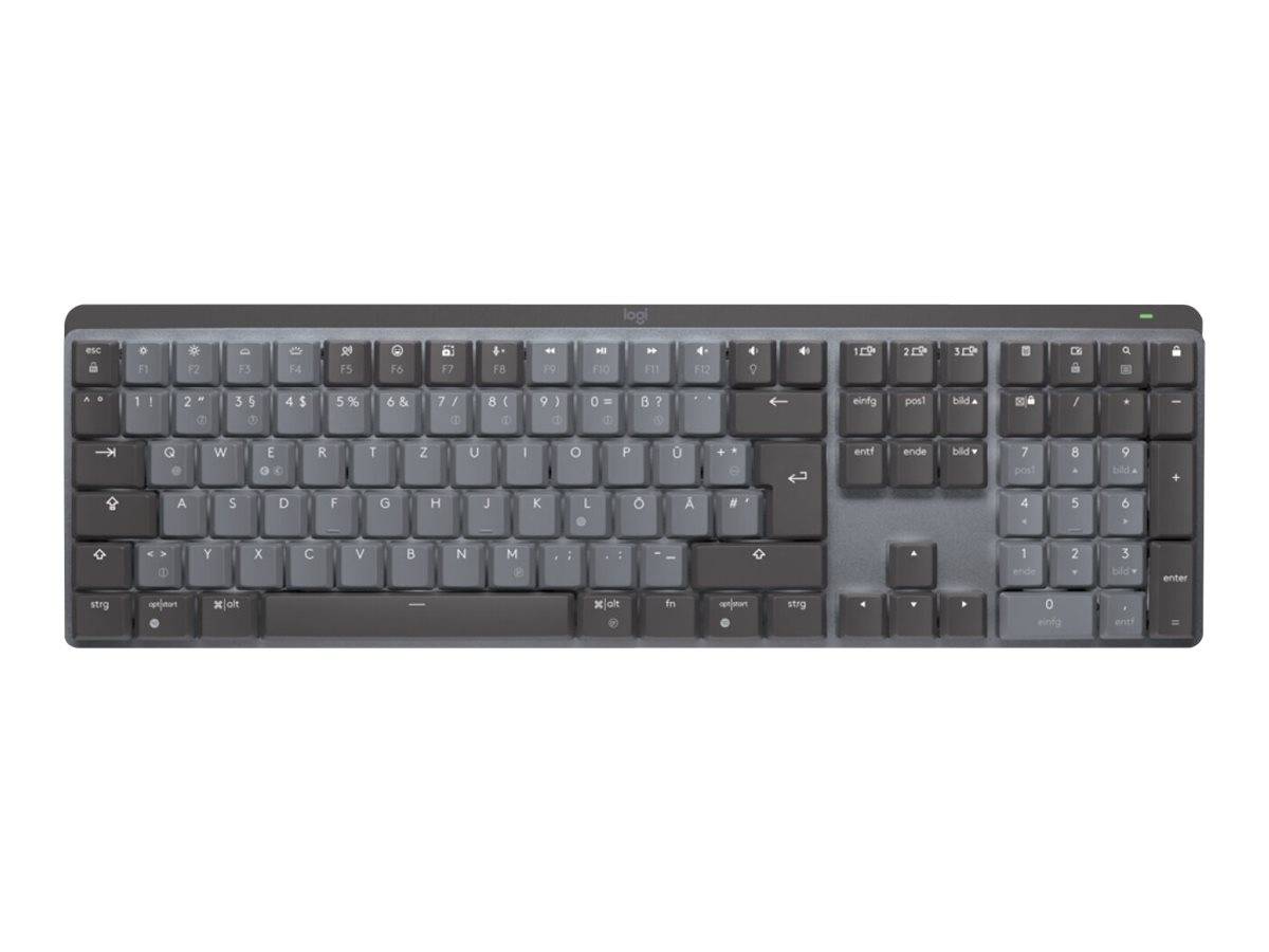 Logitech Master 920-010751, Sans fil, RF sans fil + Bluetooth, Clavier mécanique, AZERTY, LED, Graphite-0
