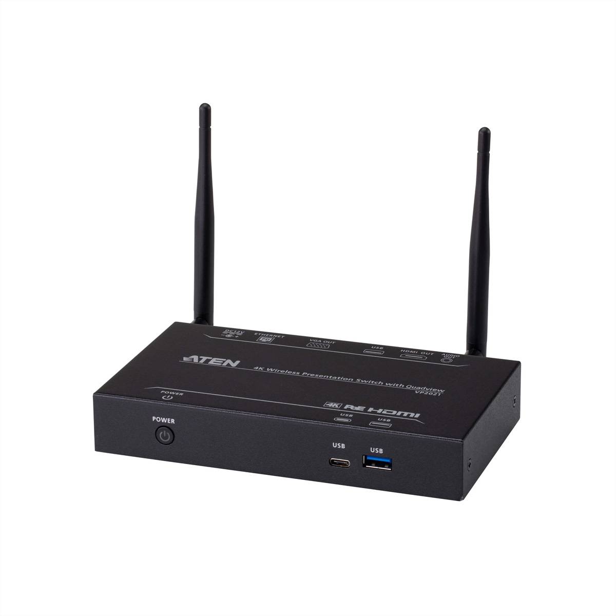 ATEN VP2021 Matrice de présentation sans fil 4K avec quadravision-0