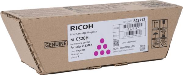 Ricoh 842712, 7500 pages, Magenta, 1 pièce(s)