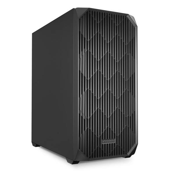 Sharkoon AK3, Midi Tower, PC, Noir, ATX, micro ATX, Mini-ITX, Métal, 17 cm