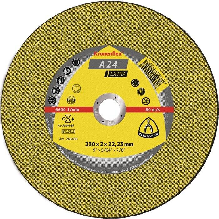 Disque à tronçonner Ø125mm A 24 EX pour métal - Klingspor 188463 .-2
