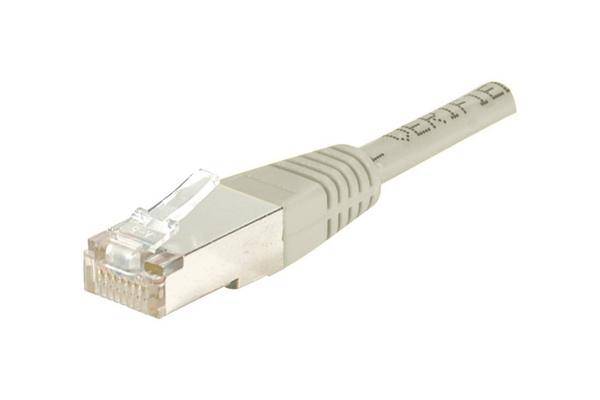 Cordon RJ45 catégorie 6 F/UTP gris - 2 m