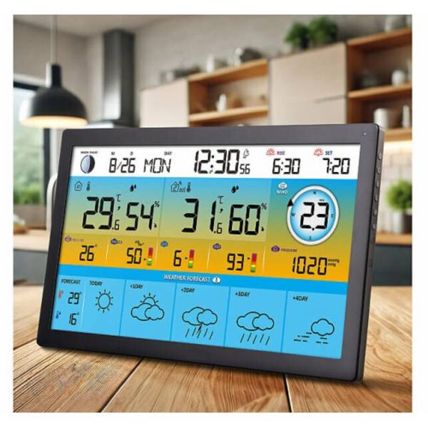 Station météo écran couleur XXL connectée