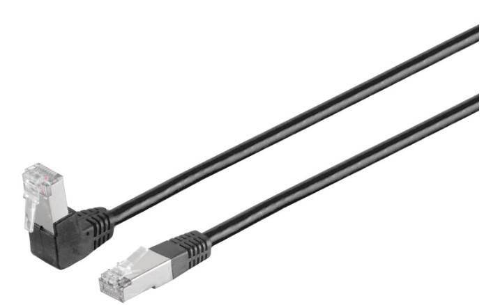 MicroConnect UTP60025BA RJ45 Câble réseau, câble patch 0.25 m noir 1 pc(s)-0