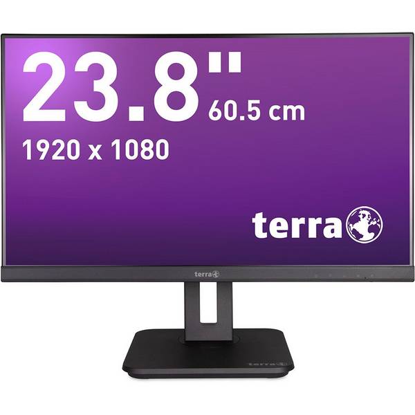 TERRA LCD/LED 2448W PV V4 schwarz HDMI/DP/USB-C/ GREENLINE PLUS, 60,5 cm (23.8"), Full HD, 5 ms, Noir