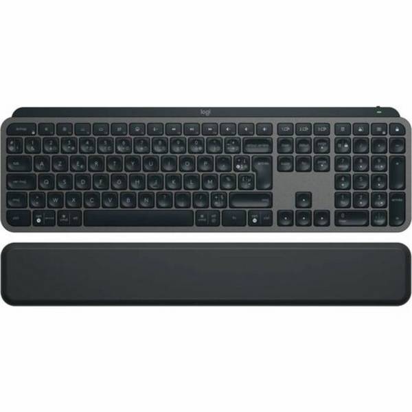 Logitech Master MX Keys S, Sans fil, Bluetooth, Commutateur de touche « ciseaux », AZERTY, LED, Graphite