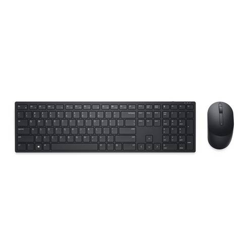 DELL Clavier et souris Pro - KM5221W - belge (AZERTY) - noir, Taille réelle (100 %), Sans fil, RF sans fil, AZERTY, Noir-0