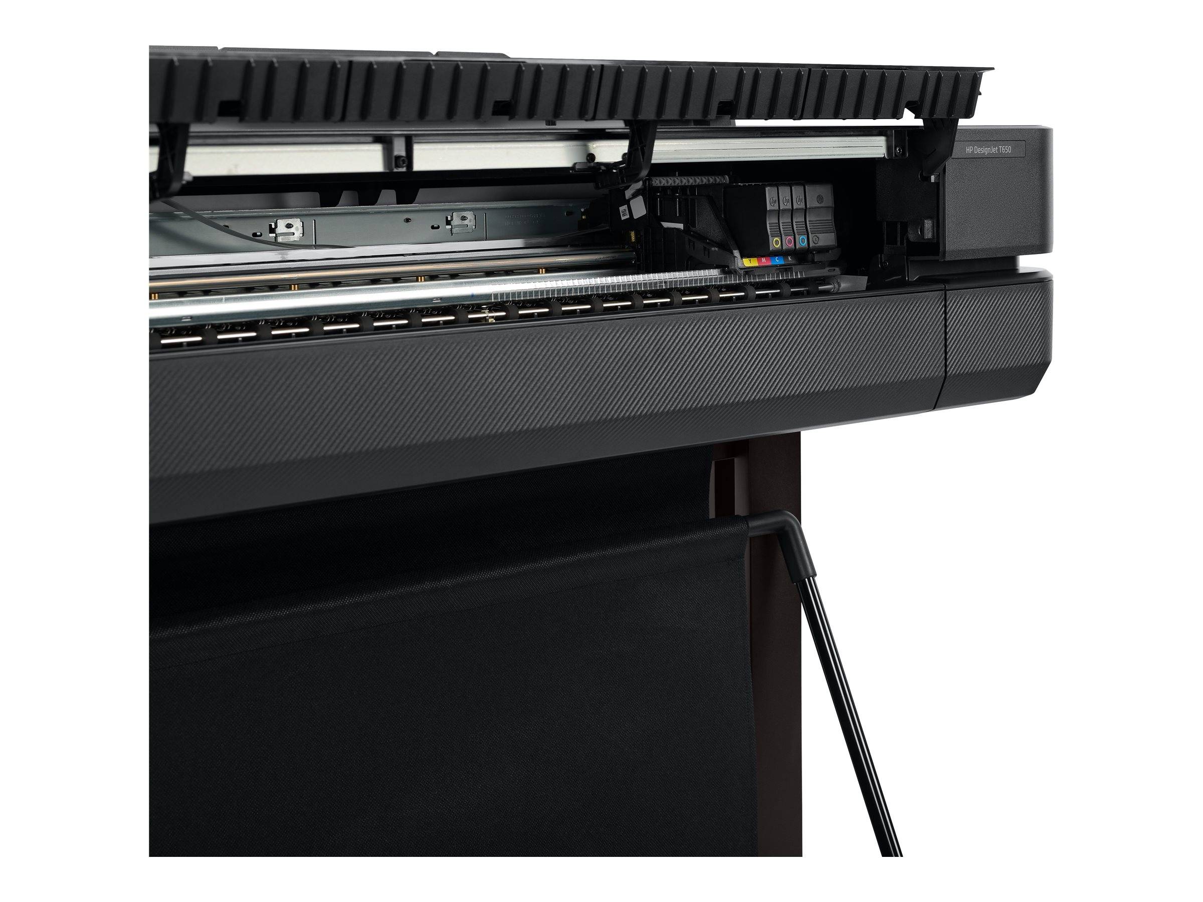 HP DesignJet T650 24p LFP 2025 Colour Ink-Jet Roll A1 61.0cmx91.4 m 2400x1200dpi 0.43 min/page USB LAN Wi-Fi Cutter-1