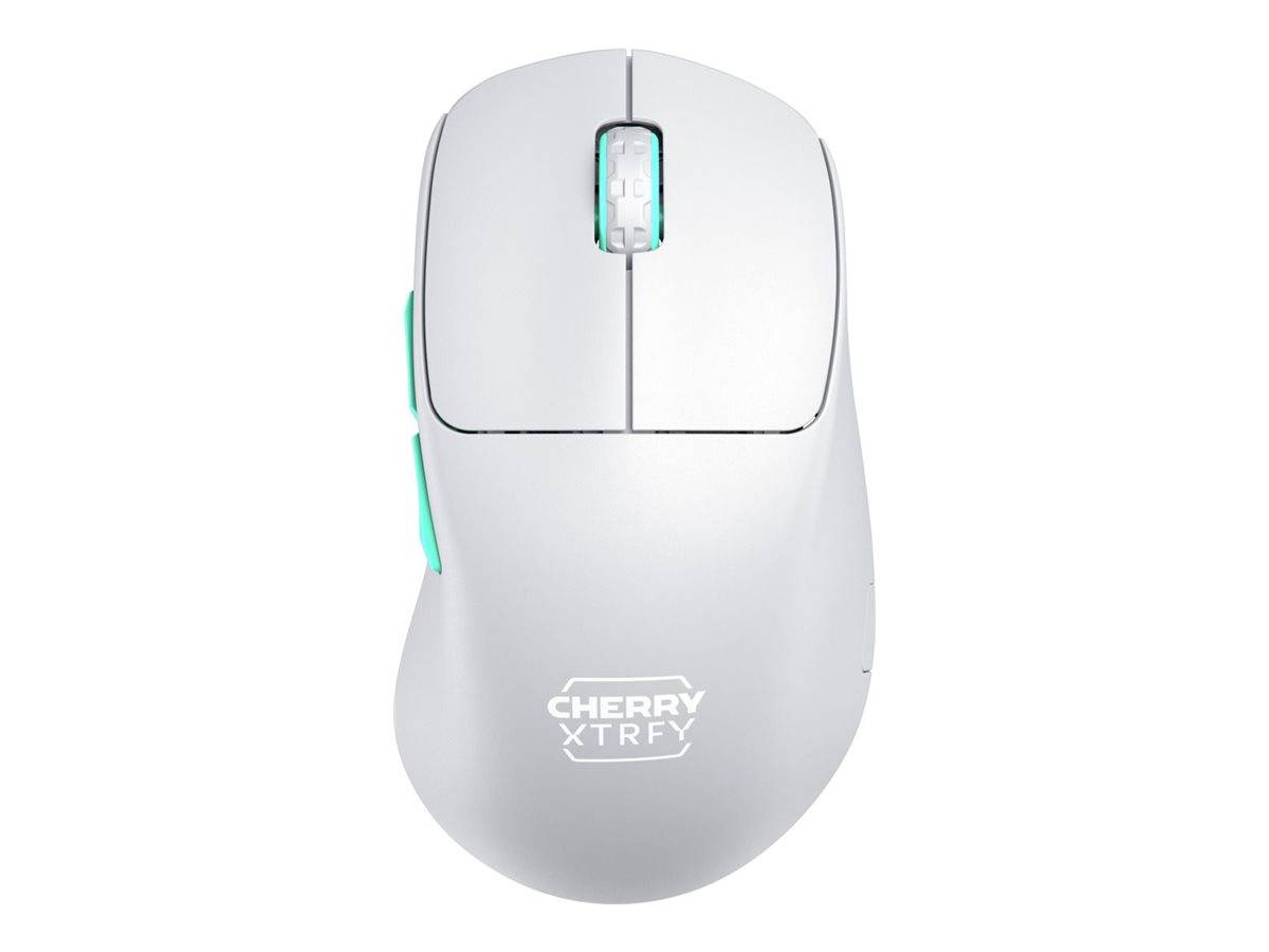 CHERRY XTRFY M64 Wireless, RF sans fil, 26000 DPI, Bleu, Turquoise, Blanc-0